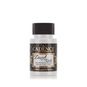 1132 Gümüş Cadence Dora Tekstil Metalik Kumaş Boyası 50ML